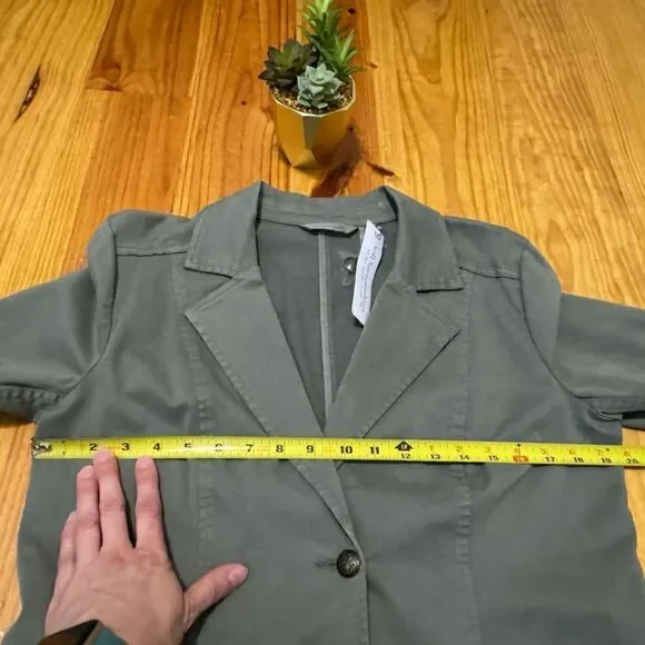 NWT Soft Surroundings Forte Jacket Agave Green Womens Size SMALL
